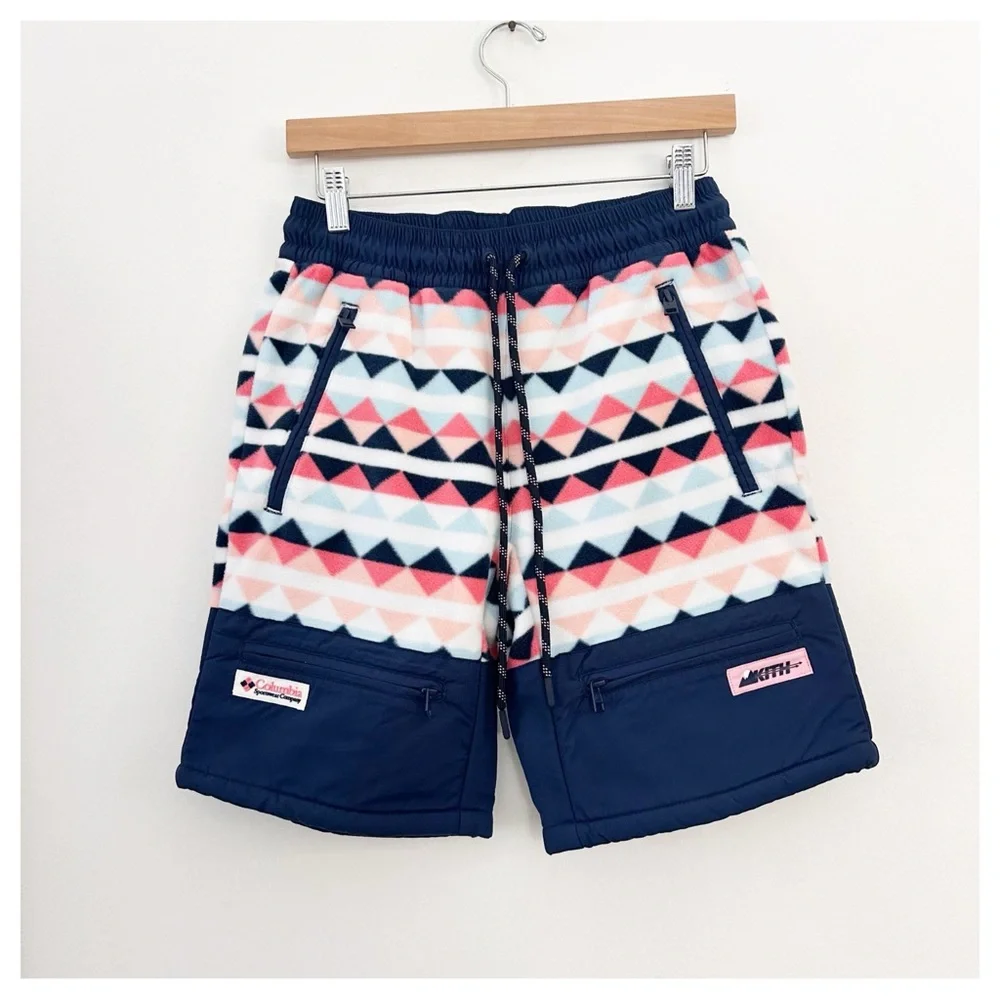 Kith x Columbia Powder Keg Fleece Short Agency size small‎